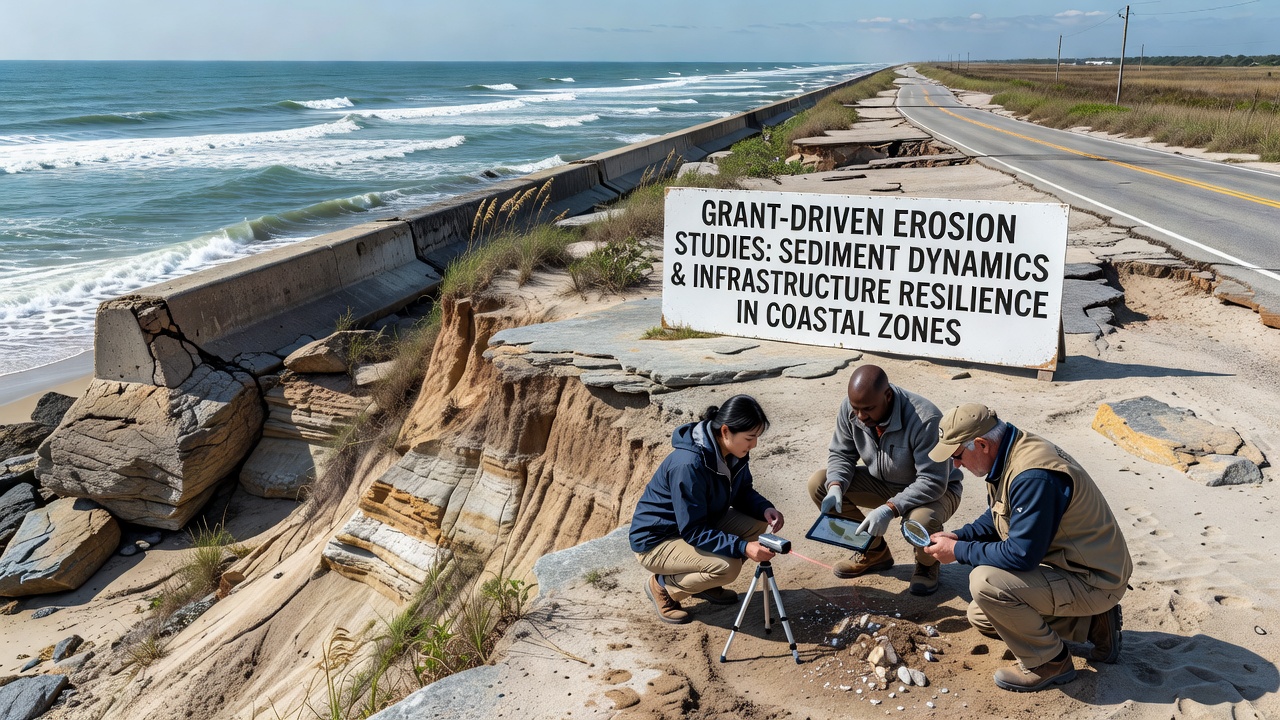 Examining Grant-Driven Erosion Studies Revealing Connections Between Sediment Dynamics and Infrastructure Resilience in Coastal Zones